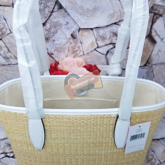 Small Tote Picnic In The Park Natural Kate Spade With Wristlet Beige - Picture 14 of 16